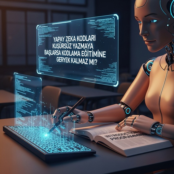 Yapay Zeka Kodları Kusursuz Yazmaya Başlarsa Kodlama Eğitimine Gerek Kalmaz mı?